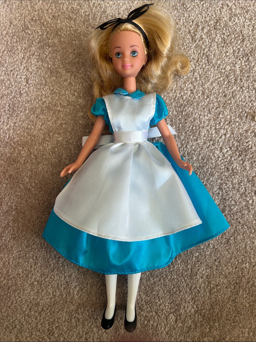 Vintage Mattel Disney Alice in Wonderland Doll Original Box 1990s